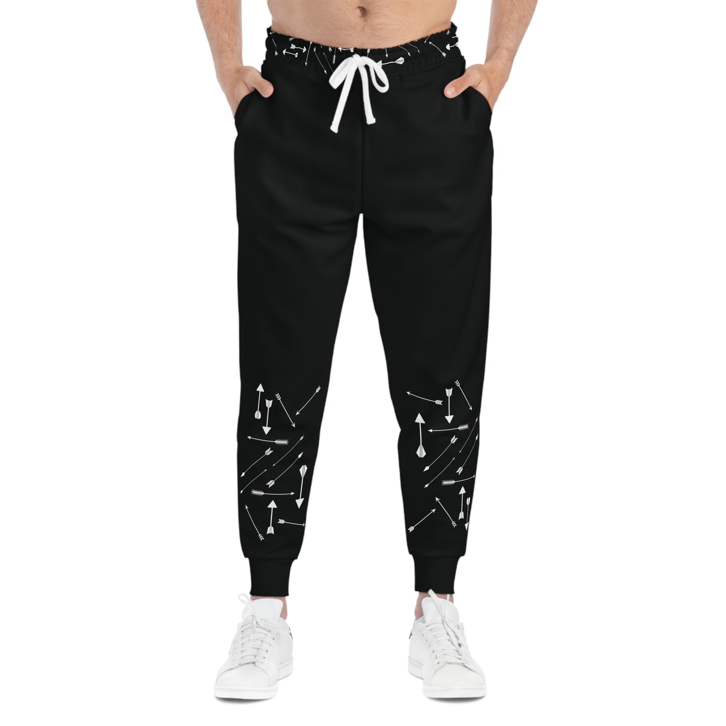 Athletic Joggers - "On Target" - Black