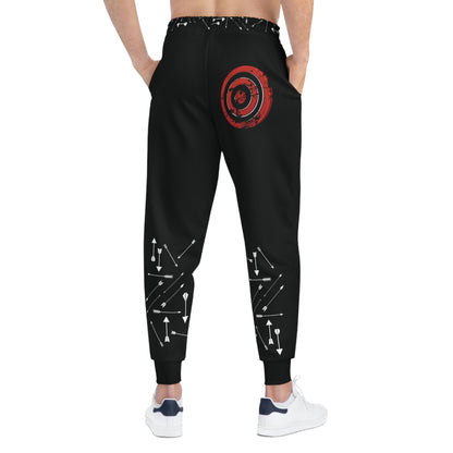 Athletic Joggers - "On Target" - Black