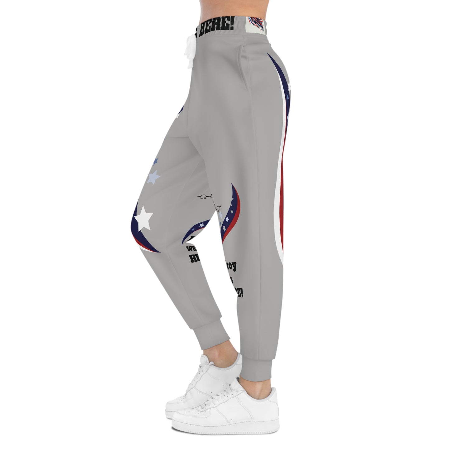 Athletic Joggers - "Kilroy was HERE!"