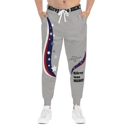 Athletic Joggers - "Kilroy was HERE!"