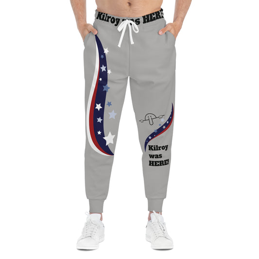 Athletic Joggers - "Kilroy was HERE!"