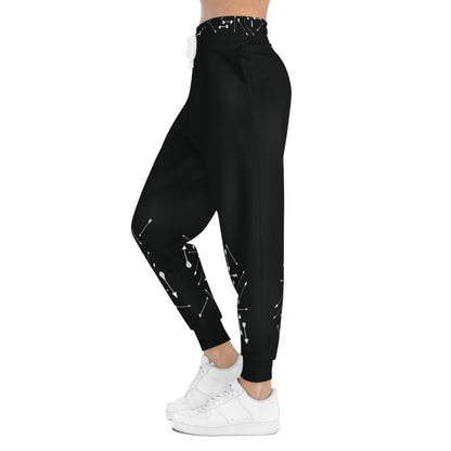 Athletic Joggers - "On Target" - Black